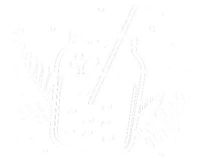 illustration présentant du smoothie dans une jar avec une paille