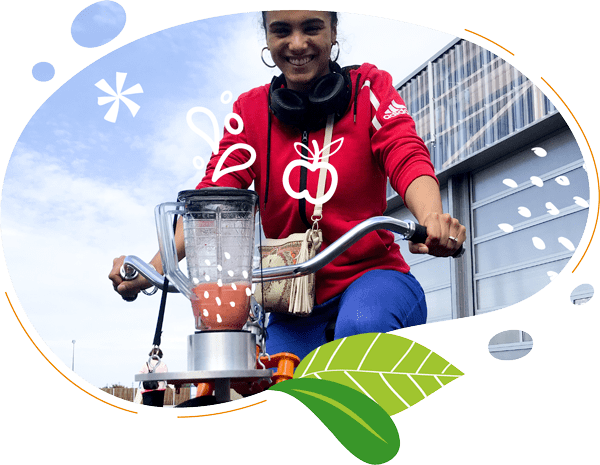 logo de permajuice vélo blender est hygiènique et pratique