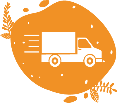 Un pictogramme représentant un camion de livraison des vélos smoothies en location dans toute la france