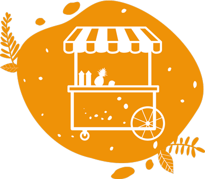 les marchés et festivals sont le lieu idéal pour proposer des fruits et légumes avec le vélo smoothie