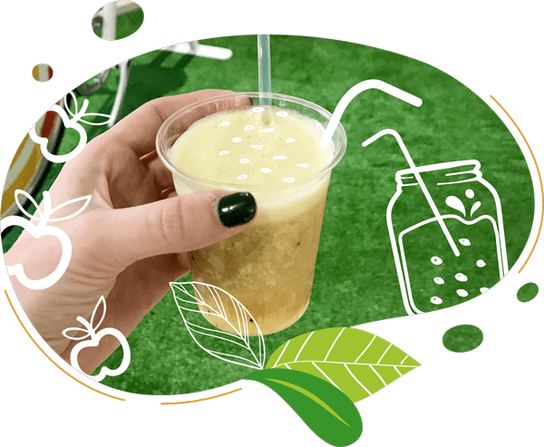 Nos délicieux smoothies sont biologiques avec des ingrédients frais et surgelés