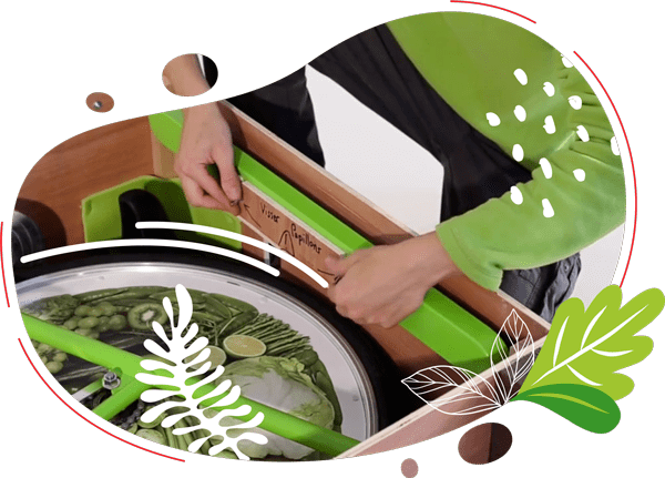 Le vélo smoothie se monte et se démonte simplement