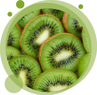 Un smoothie biologique aux kiwis français