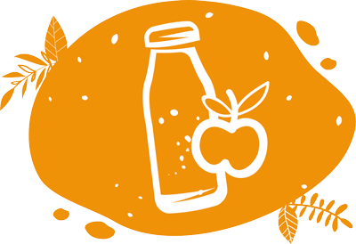 pictogramme de jus de pomme local