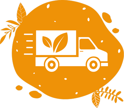 Un pictogramme de camion illustre la logistique simplifée