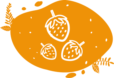 pictogramme présentant trois fraises